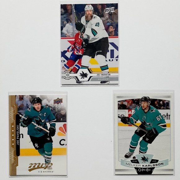 San Jose Sharks 9 Card Lot - HCKY [25_1] - Picture 3 of 8